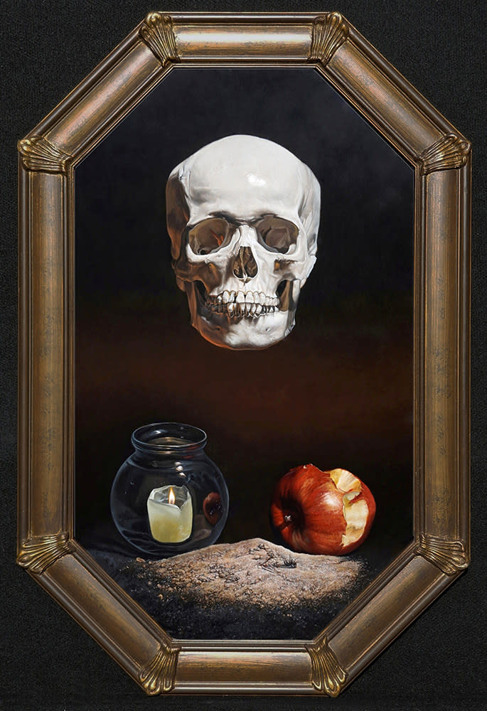 Kevin_Grass-Memento_Mori_framed-Acrylic_on_panel_painting_kpifjv.jpg